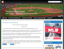 Tablet Screenshot of bestfoulballseats.com